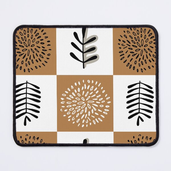 Item preview, Leaves Flowers White Brown Black Outumn designed and sold by Soul-Walker.