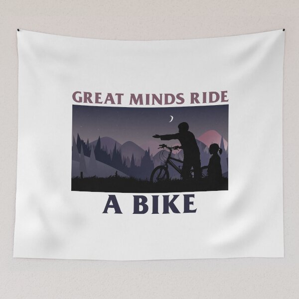 Item preview, Landscape Great Minds Ride A Bike  designed and sold by andrei49387.