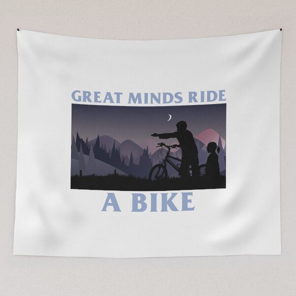 Item preview, Landscape Great Minds Ride A Bike  designed and sold by andrei49387.