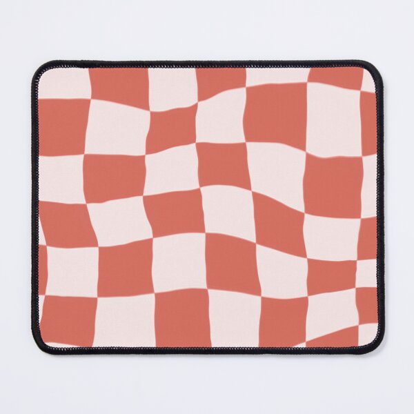 Item preview, Orange Distorted Checkers designed and sold by madisonrehagen.