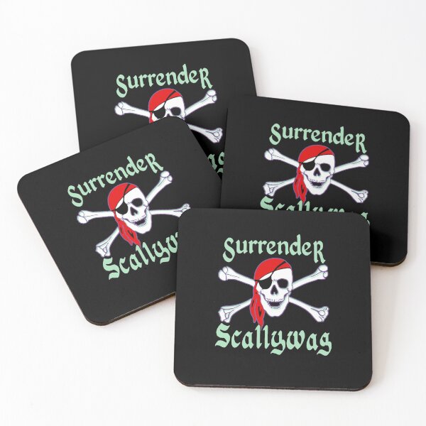 Item preview, Surrender Scallywag - Skull and Crossbones designed and sold by TreasureTime.