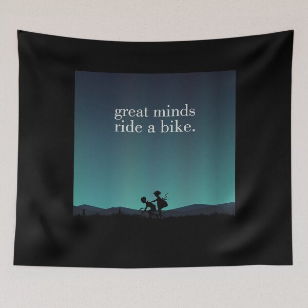Item preview, Great Minds Ride A Bike Night Sky Landscape  designed and sold by andrei49387.