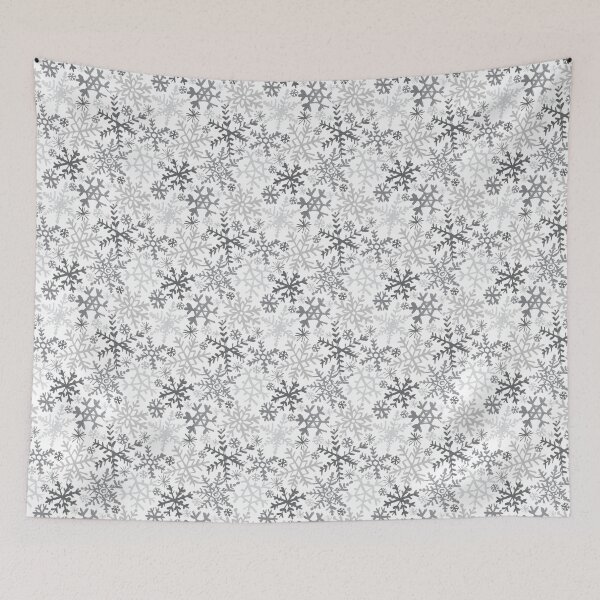 Item preview, Painted Snowflakes - Grey designed and sold by nickneuman101.