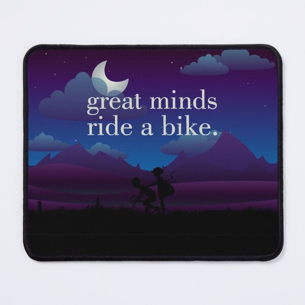 Item preview, Great Minds Ride A Bike Night Sky Landscape designed and sold by andrei49387.
