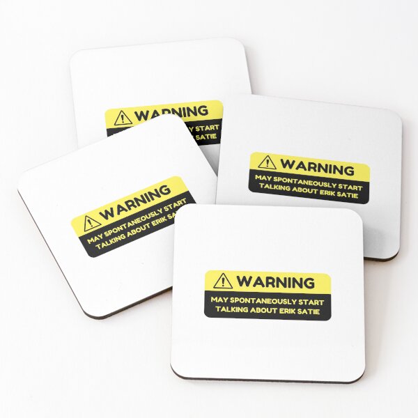 Item preview, Warning: May Spontaneously Start Talking about Erik Satie designed and sold by choceclairs.
