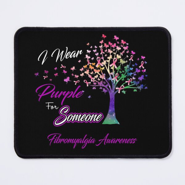 Item preview, Ribbon Tree I Wear Purple For Someone Fibromyalgia Awareness designed and sold by Tadmab.