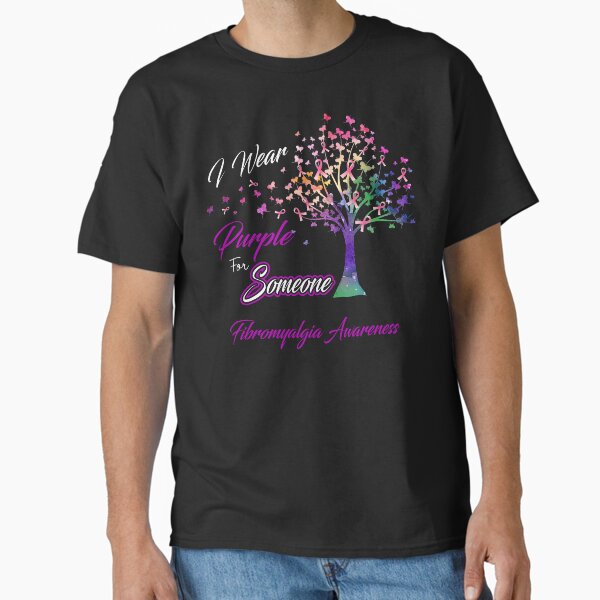 Item preview, Ribbon Tree I Wear Purple For Someone Fibromyalgia Awareness designed and sold by Tadmab.