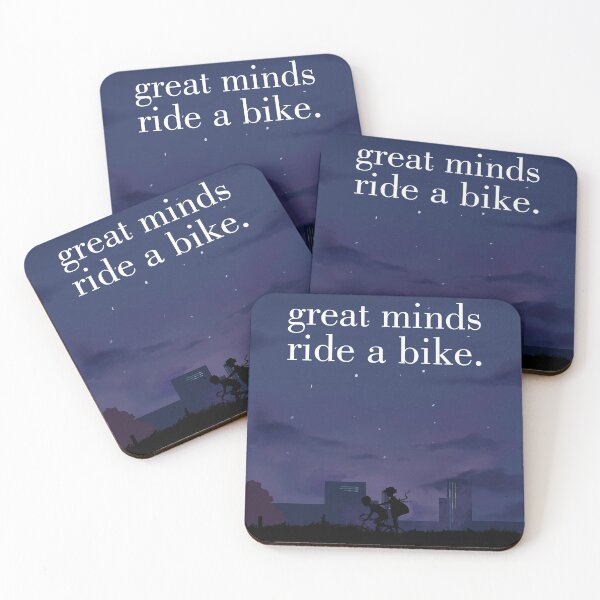 Item preview, Great Minds Ride A Bike Night Sky Landscape  designed and sold by andrei49387.