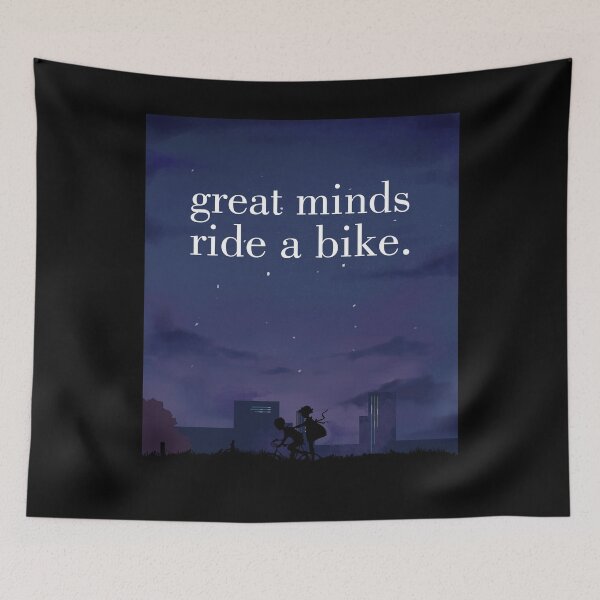 Item preview, Great Minds Ride A Bike Night Sky Landscape  designed and sold by andrei49387.