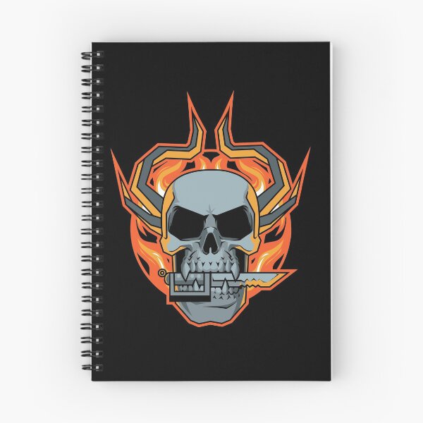 Item preview, Burning demonic hell skull  designed and sold by 1DesignDude1.