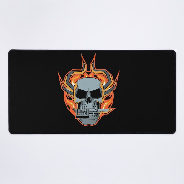 Item preview, Burning demonic hell skull  designed and sold by 1DesignDude1.