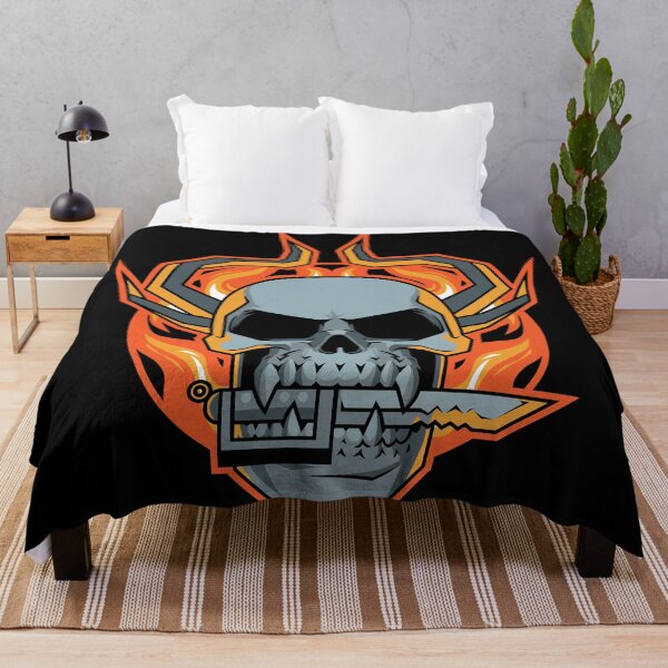 Item preview, Burning demonic hell skull  designed and sold by 1DesignDude1.