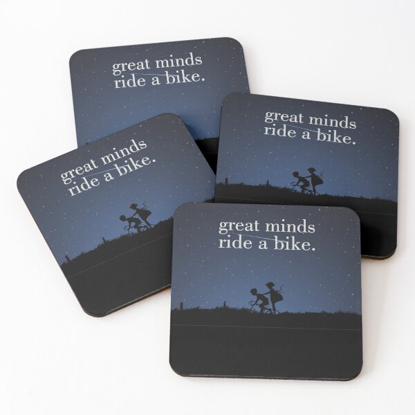 Item preview, Great Minds Ride A Bike Night Sky Landscape  designed and sold by andrei49387.