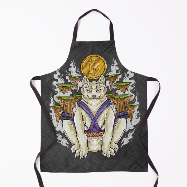 Item preview, Bitcoin Samurai Cat #4 - ArtofSatoshi designed and sold by ArtOfSatoshiOrg.