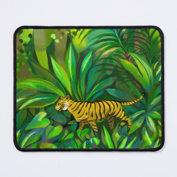 Item preview, Tiger in jungle designed and sold by Lemontreeart63.