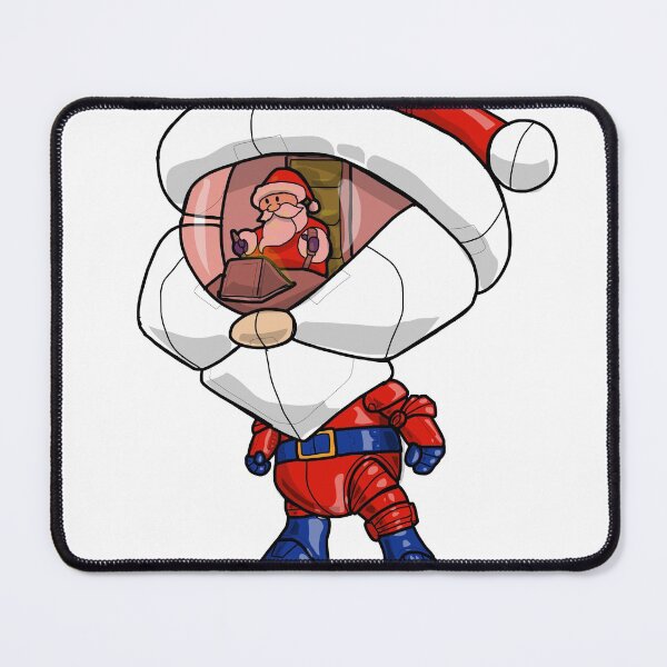 Item preview, Santa mecha cartoon designed and sold by Pittstop.