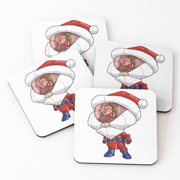 Item preview, Santa mecha cartoon  designed and sold by Pittstop.
