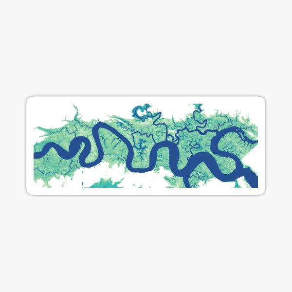 Item preview, Cooper River, South Carolina designed and sold by GeoCoe.