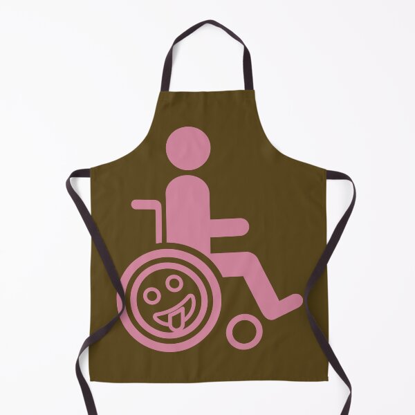 Item preview, Wheelchair with Happy Fun Emoji designed and sold by Cardinal Designs.