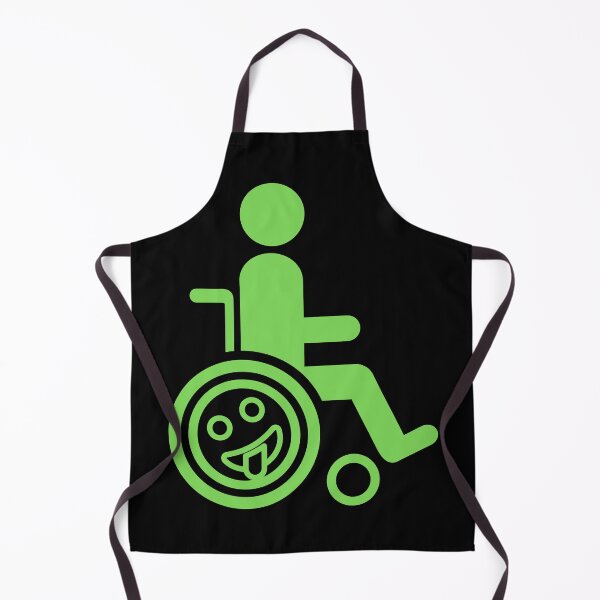 Item preview, Wheelchair with Happy Fun Emoji designed and sold by Cardinal Designs.