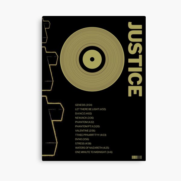 Item preview, Justice Album Poster designed and sold by TheMiddleWest.