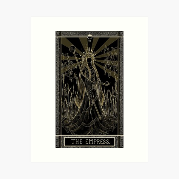 Item preview, The Kinner Tarot Deck Tarot Card: The Empress designed and sold by rjkinner-art.