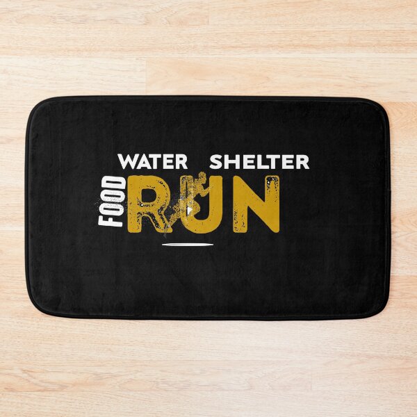 Item preview, food water shelter run life style  designed and sold by RIDA LOUCHACHHA.