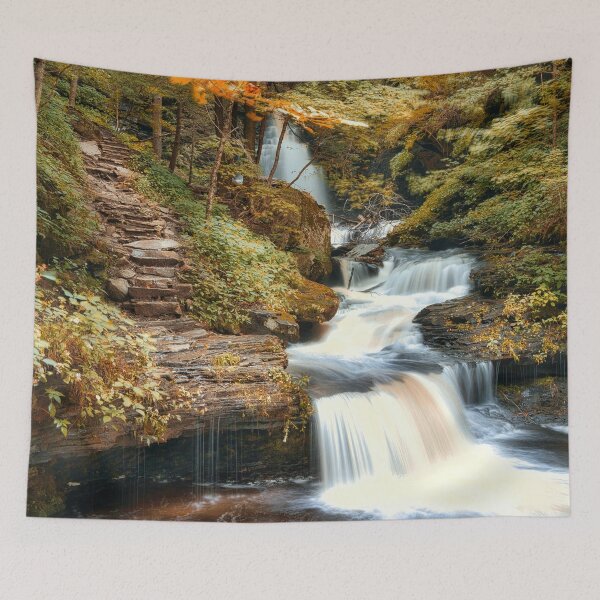 Item preview, Waterfalls in Forest designed and sold by SYNTASTIC.