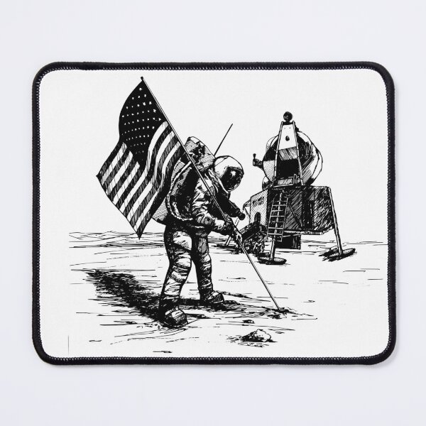 Item preview, Moon landing, design, artwork designed and sold by DegoPine  Art Studio.