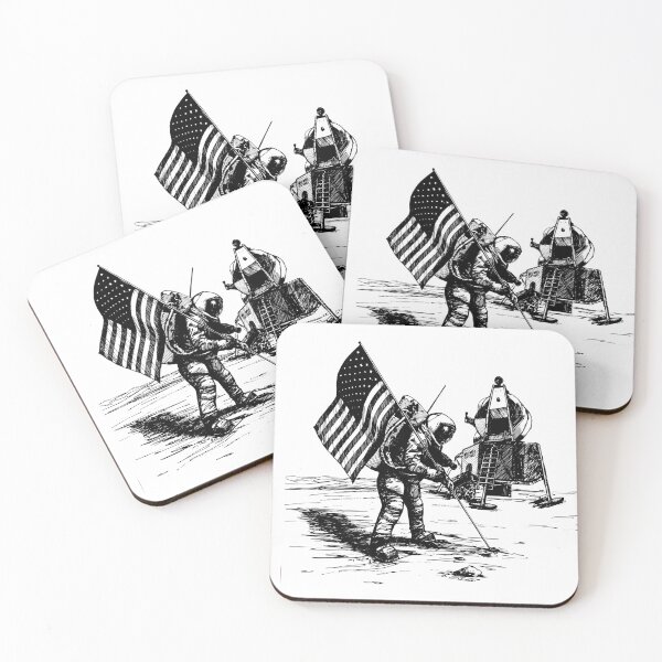 Item preview, Moon landing, design, artwork designed and sold by DegoPine  Art Studio.