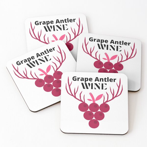 Item preview, Grape Antler Wine Will and Grace Stanley Karen Walker  designed and sold by Tassie-Tiger.