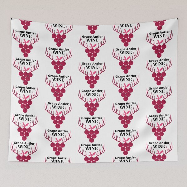 Item preview, Grape Antler Wine Will and Grace Stanley Karen Walker  designed and sold by Tassie-Tiger.