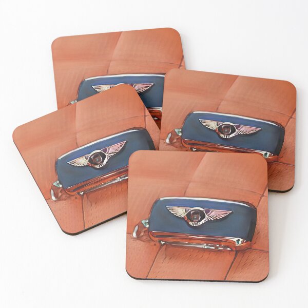Item preview, Bentley key on orange leather background  designed and sold by Deviarty.