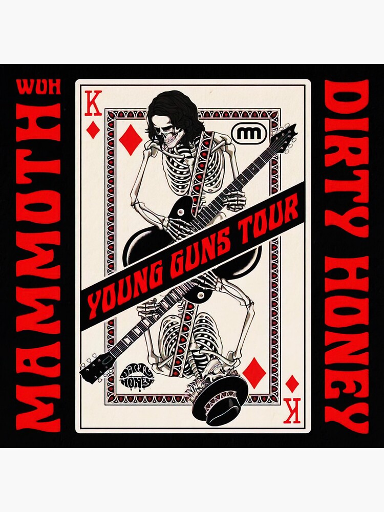 "Mammoth WVH" Sticker for Sale by myherojumhana Redbubble