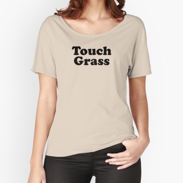 Funny Meme Gift Touch Grass Poster for Sale by kmcollectible