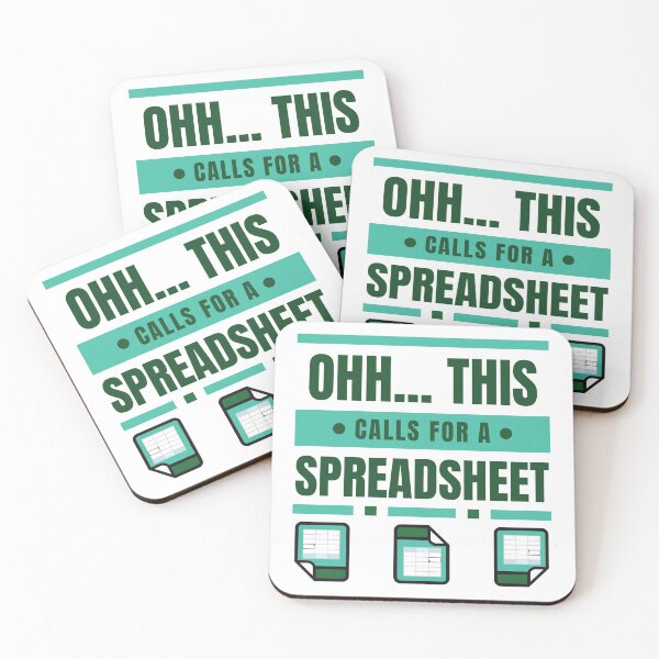 Item preview,  Ohh... This Calls For A Spreadsheet (white) designed and sold by Aldarros-Lauf.
