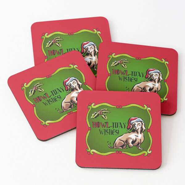 Item preview, HOWL-iday Wishes! designed and sold by PawsitiveMum.