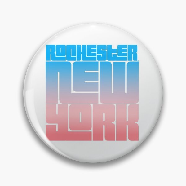Item preview, Groovy Rochester New York Blue Pink designed and sold by Hope Breen.