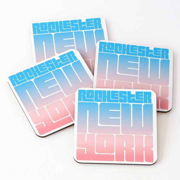 Item preview, Groovy Rochester New York Blue Pink designed and sold by Hope Breen.
