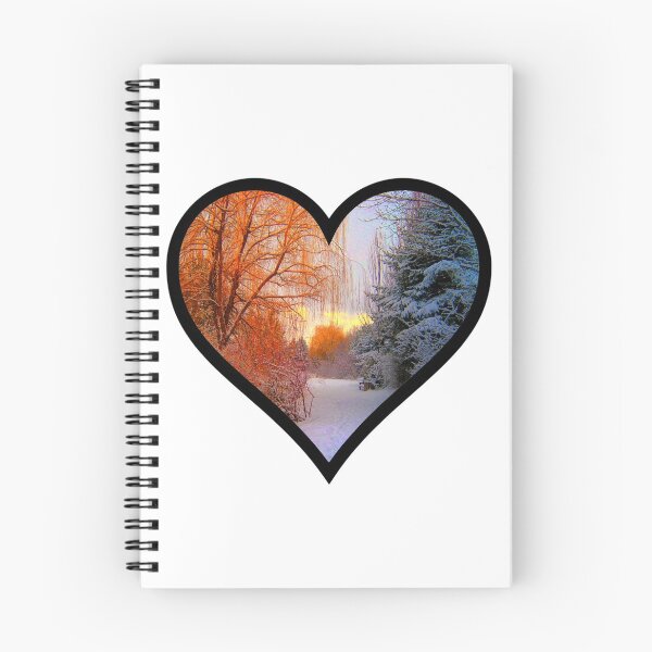 Item preview, Fire and Ice Heart designed and sold by BuzzySpaceBee.