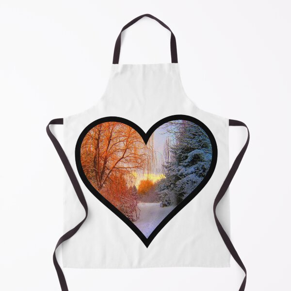 Item preview, Fire and Ice Heart designed and sold by BuzzySpaceBee.
