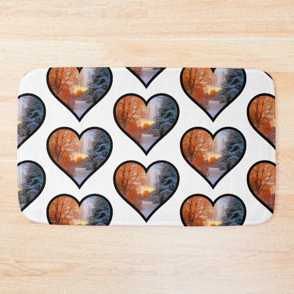 Item preview, Fire and Ice Heart designed and sold by BuzzySpaceBee.