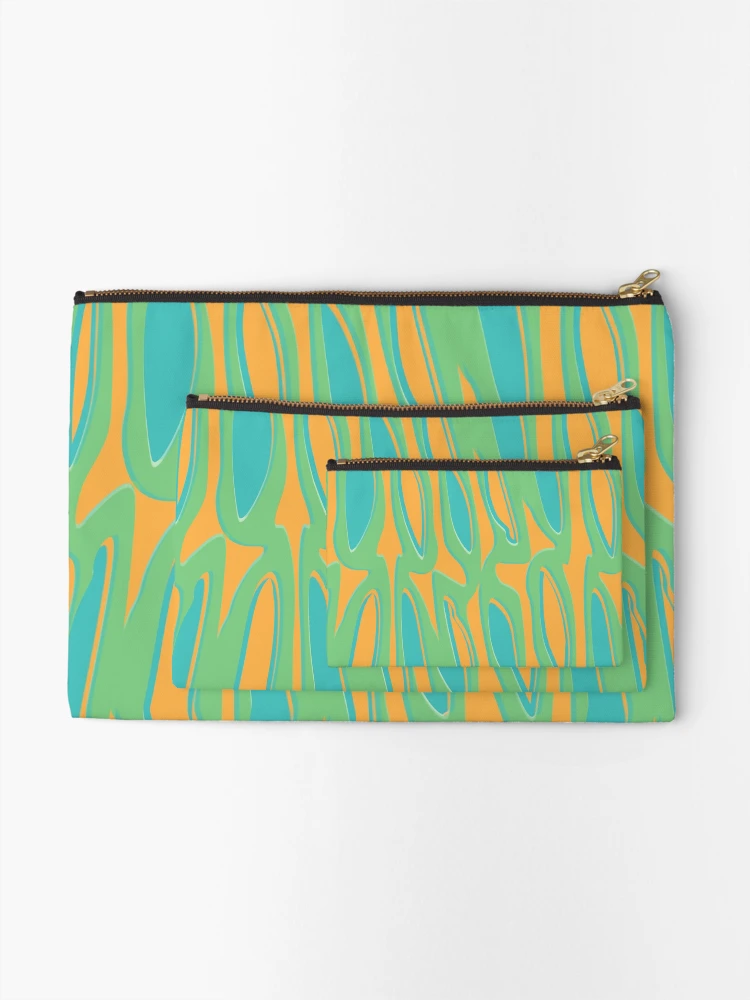 Thumbnail 2 of 4, Zipper Pouch, Java Pattern designed and sold by busybrushcafe.