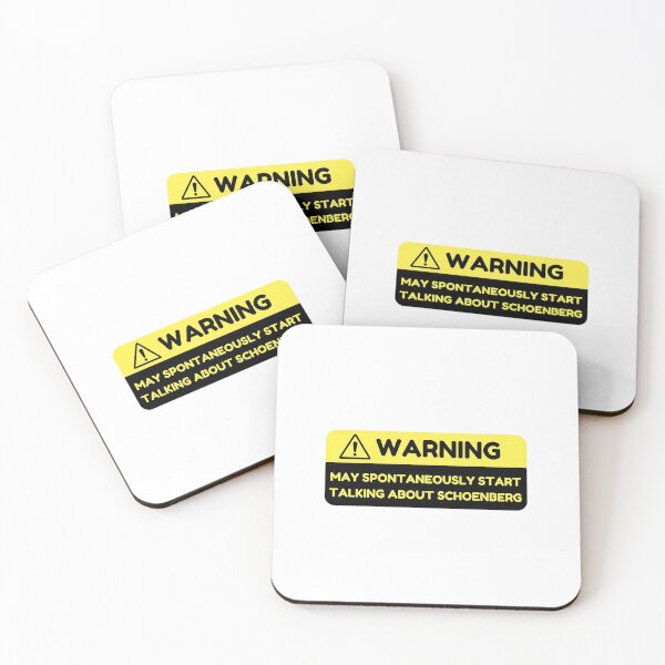 Item preview, Warning: May Spontaneously Start Talking about Schoenberg designed and sold by choceclairs.