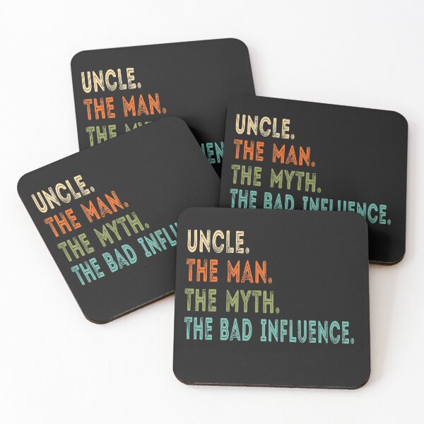 Item preview, Uncle. The Man. The Myth. The Bad Influence designed and sold by checkertonetees.