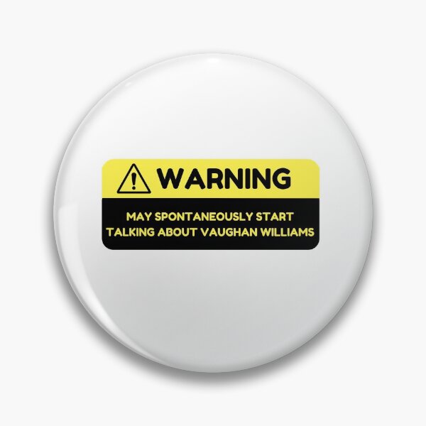 Item preview, Warning: May Spontaneously Start Talking about Vaughan Williams designed and sold by choceclairs.