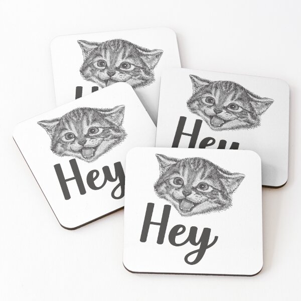 Item preview, cat sayes hey designed and sold by printhappy4you.