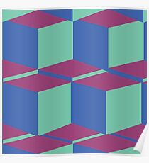 Cube Pattern Poster