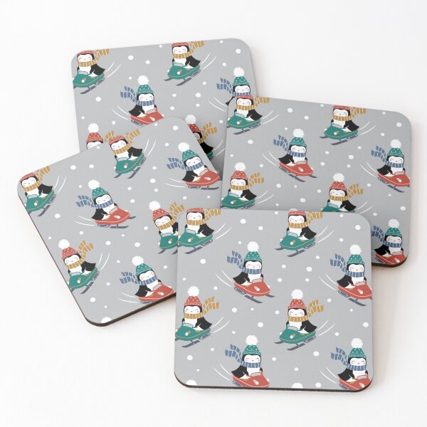 Item preview, Cute Penguins On Snowmobile designed and sold by HarrioBend.