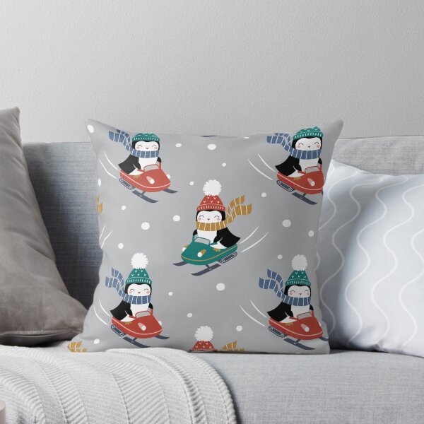 Item preview, Cute Penguins On Snowmobile designed and sold by HarrioBend.